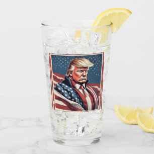 Trump Epic American Flag Drinkware Glas