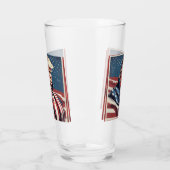 Trump Epic American Flag Drinkware Glas (Links)