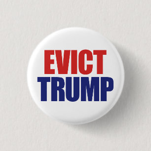 Trump eruit - President Trump in staat van beschul Ronde Button 3,2 Cm