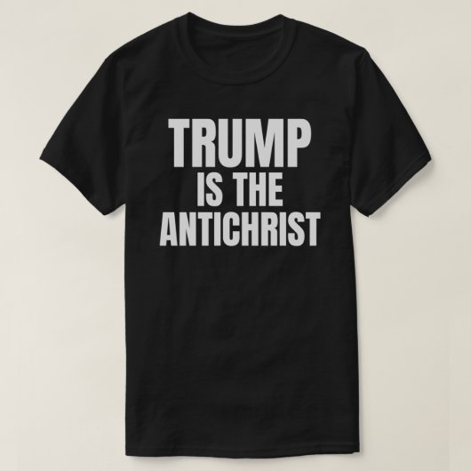 Trump est le T-shirt anti-christ essentiel (Design devant)