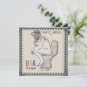 Trump et la carte de vacances Stinker (Debout devant)