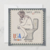 Trump et la carte de vacances Stinker (Devant)