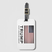Trump étiquette à bagages républicains - Keep Amer (Devant Vertical)