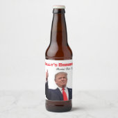 Trump Fab Creative fun Bière bouteille Étiquette (Devant)