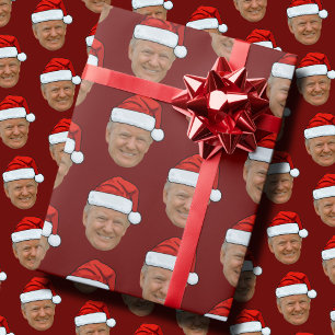 Trump Face Gift Wrap Cadeaupapier