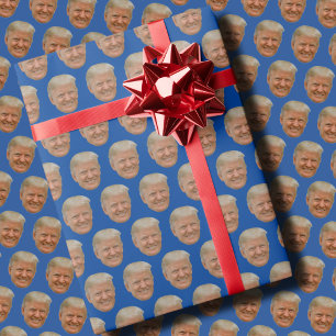 Trump Face Gift Wrap Cadeaupapier