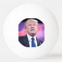 Trump Face Ping Pong Ball