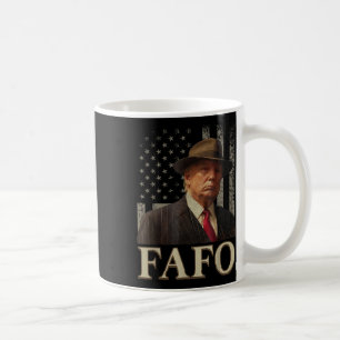 Trump Fafo, Funny Fafo Trump Amerikaanse vlag _1 Koffiemok