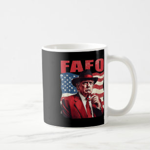 Trump Fafo Funny Fafo Trump Amerikaanse vlag Koffiemok