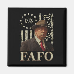 Trump Fafo, Grappige Fafo Trump Amerikaanse Vlag Magneet