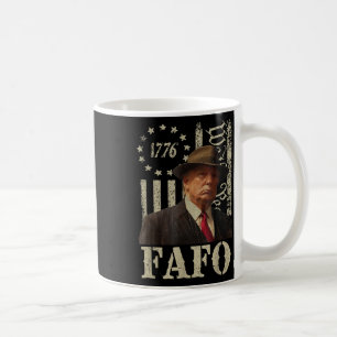 Trump Fafo, Retro Fafo Trump Amerikaanse vlag Koffiemok