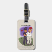 Trump Felonies Bagagelabel (Voorkant verticaal)