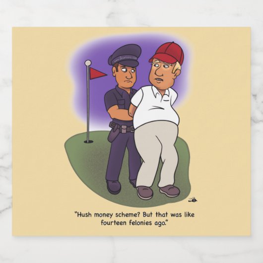 Trump Felonies Beer Labels Bier Etiket