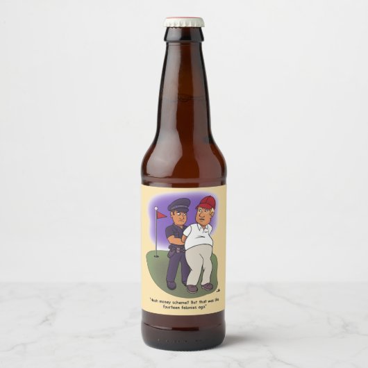 Trump Felonies Beer Labels Bier Etiket (Voorkant)