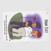 Trump Felonies Golf Towel Golfhanddoek (Horizontaal)