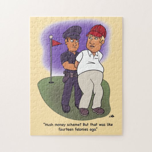 Trump Felonies Jigzaag Puzzle Legpuzzel (Verticaal)