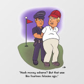 Trump Felonies Raamsticker (Vel)