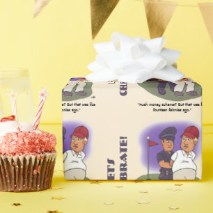 Trump Felonies Wrapping Paper Cadeaupapier