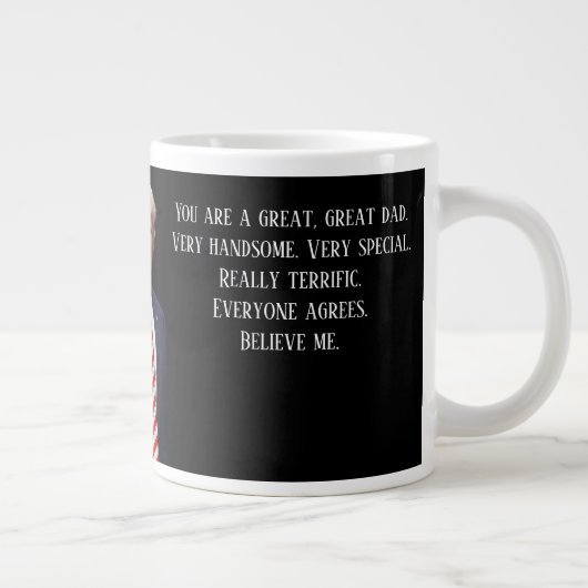 Trump Fête des pères Jumbo Mug (Droite)
