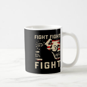 Trump Fight Fight 1776 Wij de mensen Vlag TR Koffiemok