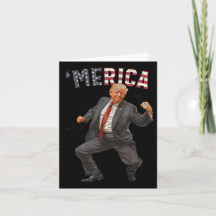 Trump Fijne 4e Juli Trump Amerikaanse Vlag Cadeaus Kaart