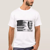 Trump Flag © FB @ #USAPatriotGraphics T-shirt (Voorkant)