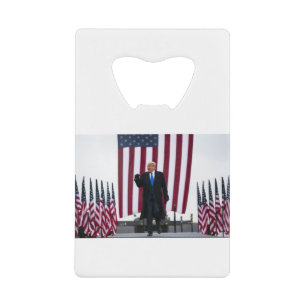 Trump-Flags Kredietkaart Flessenopener