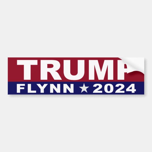 Trump Flynn 2024 Bumpersticker (Voorkant)