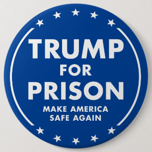 Trump for penrison - maak Amerika weer veilig! Ronde Button 6,0 Cm