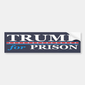 TRUMP FOR PRISON BUMPERSTICKER