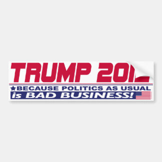 Trump for Real Change 2012 Bumpersticker