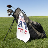 Trump Force 47 Golfhanddoek (Groen)