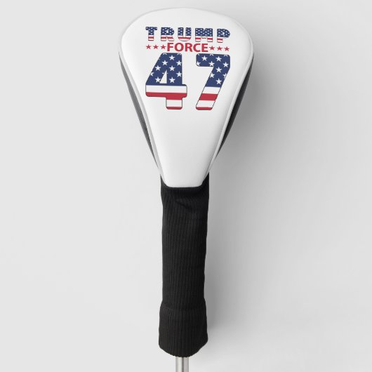 Trump Force 47 Golfheadcover (Voorkant)