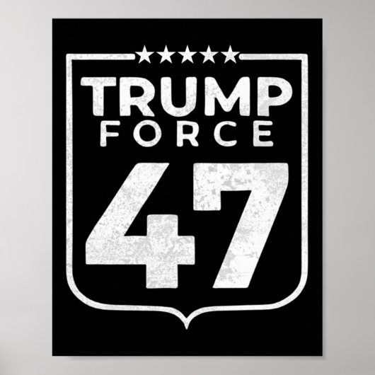 Trump Force 47 Poster (Voorkant)