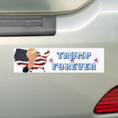 Trump Forever Bumpersticker (Op auto)