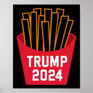 Trump Franse Frieten 2025 Trump 2025 Trump Friet Poster