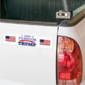 TRUMP FREEDOM 2024 BUMPERSTICKER (Op Truck)