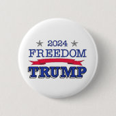 TRUMP FREEDOM 2024 BUTTON (Voorkant)