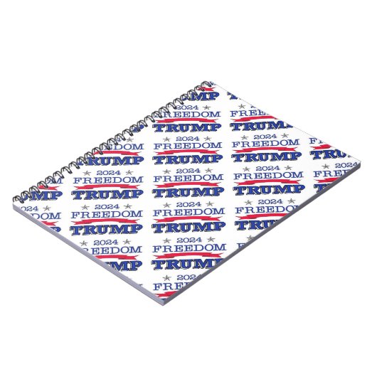 TRUMP FREEDOM 2024 NOTITIEBOEK (Linkerzijde)