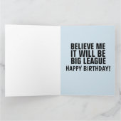 TRUMP FUNNY BIG BIRTHDAY Wenskaart Kaart (Binnen)