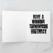 TRUMP GAGNANT UNE GRANDE CARTE D'ANNIVERSAIRE (Intérieur)