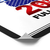 Trump gagne ! Poster anti Clinton amusant extra gr (Coin)