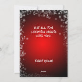 Trump gearresteerde dromen komen uit Kerstmis Feestdagenkaart (Achterkant)