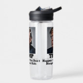 Trump gebeurt waterfles (Links)