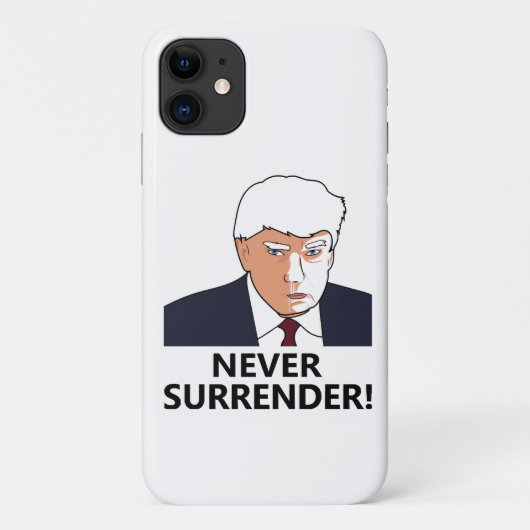 Trump geeft nooit Mok Case-Mate iPhone Case (Achterkant)