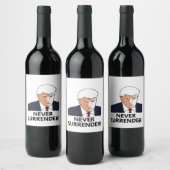 Trump geeft nooit Mok Wijn Etiket (Flessen)