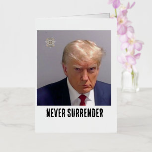 Trump Geeft Nooit Op Folie Wenskaart