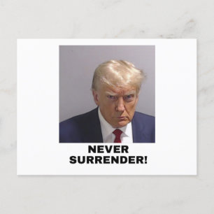 Trump geeft zich nooit over briefkaart