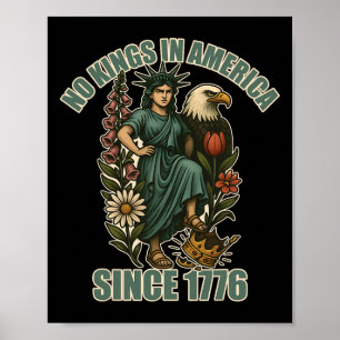 Trump Geen Koning In Amerika Sinds 1776 Anti Ijs S Poster