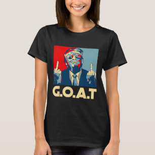 Trump Geit 45e President Middelvinger Verkiezing R T-shirt